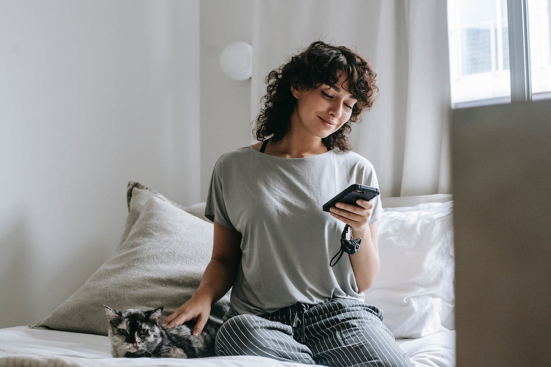 Woman on phone