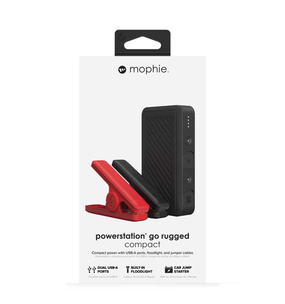 Mophie powerstation go compact portable deals charger and car jump starter