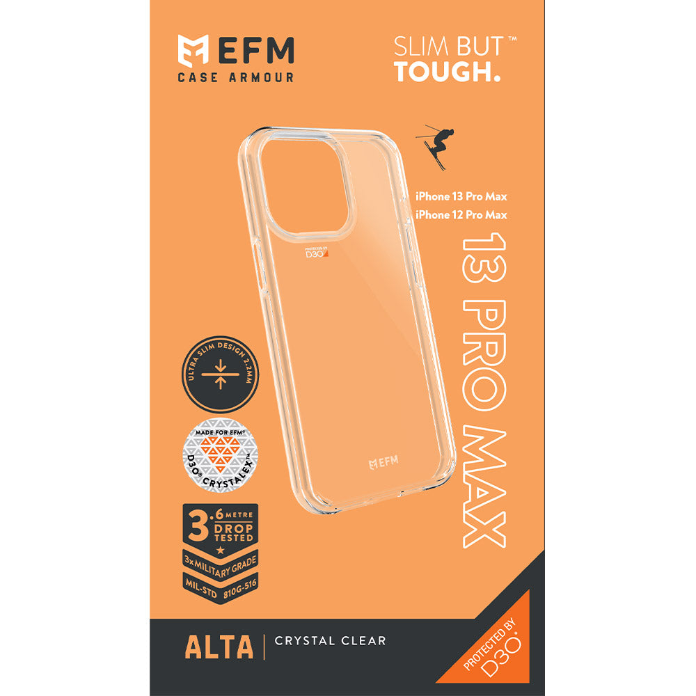 EFM Alta Clear Phone Case For Apple iPhone 13 Pro Max (6.7") Afterpay Zip Humm and Other pay options are available.