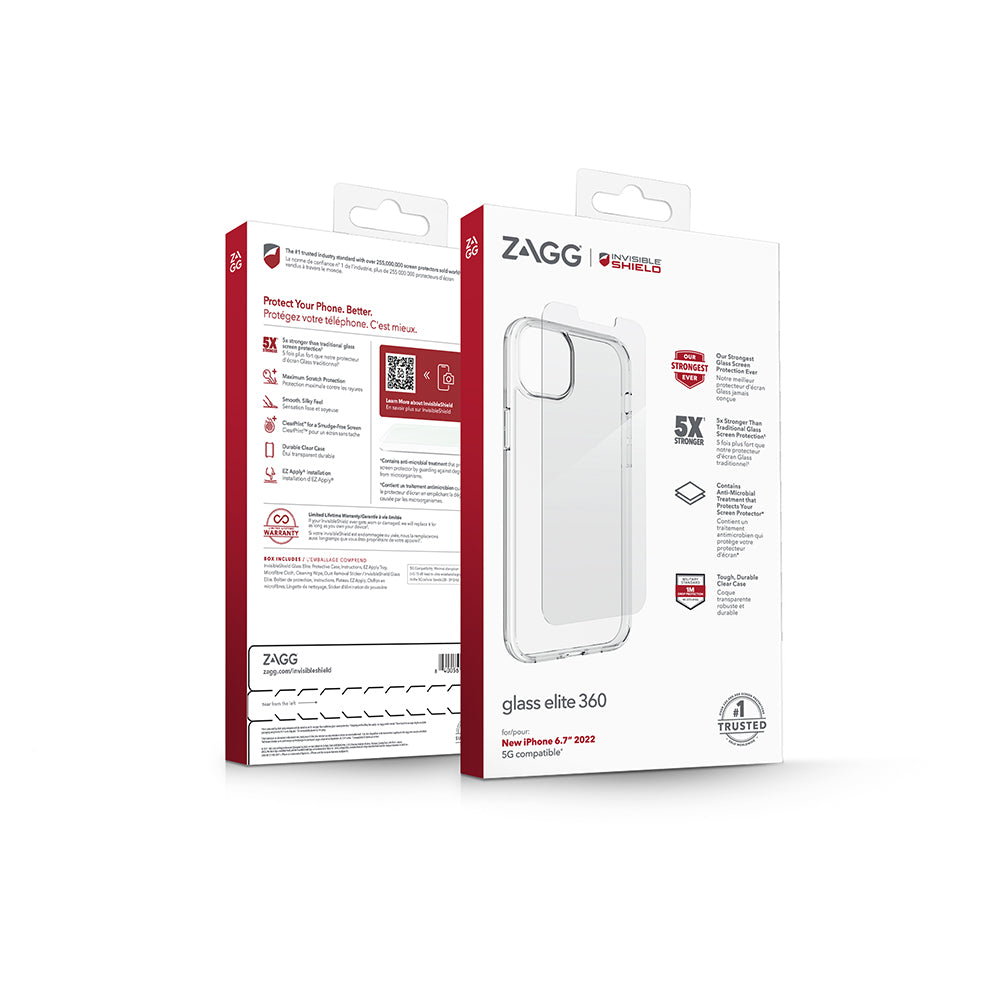 Zagg Premium Smart Bundle pack - For iPhone 14 Plus (6.7") - Kixup Repairs