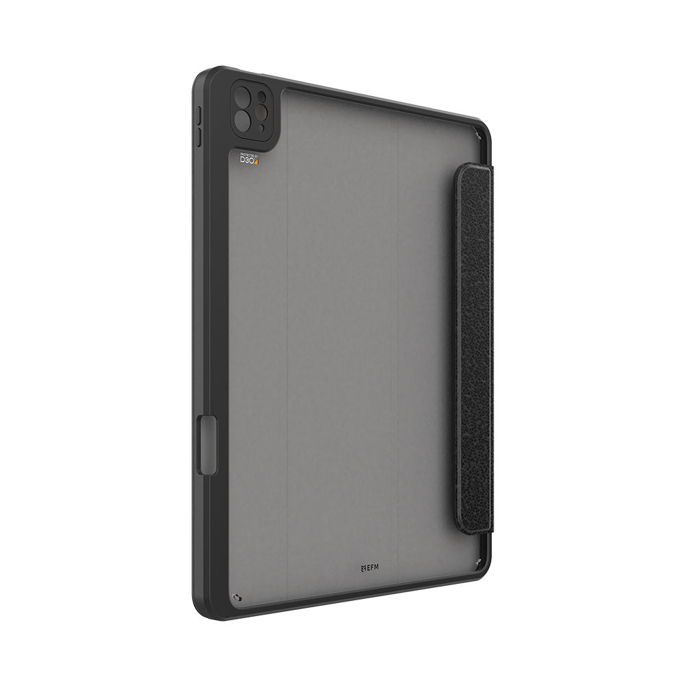 EFM Aspen Folio Case Armour with D3O & ELeather - For iPad 10.5 (2022) - Black - Kixup Repairs